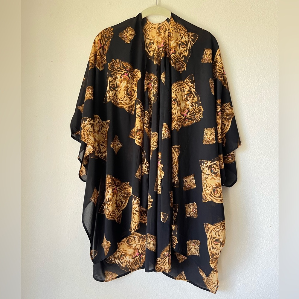 Tiger Print Kimono from LF Store